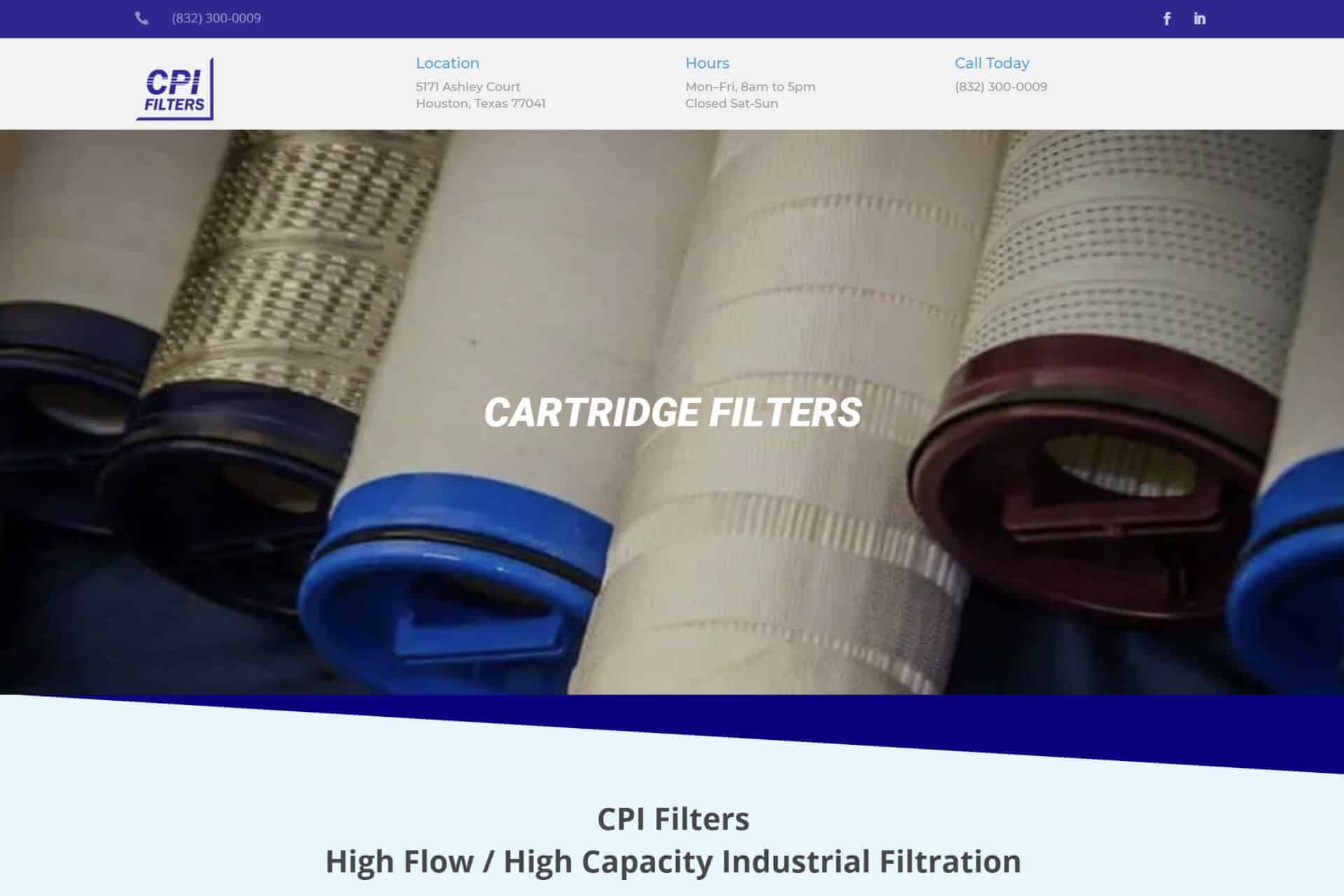 CPI Filters by Industrial Precision MFG